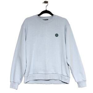MAVI Jeans Baby Blue Crew Neck Sweatshirt Size Medium